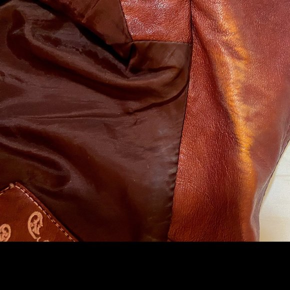 WOMEN'S FAUX LEATHER JACKET - Picture 3 of 3